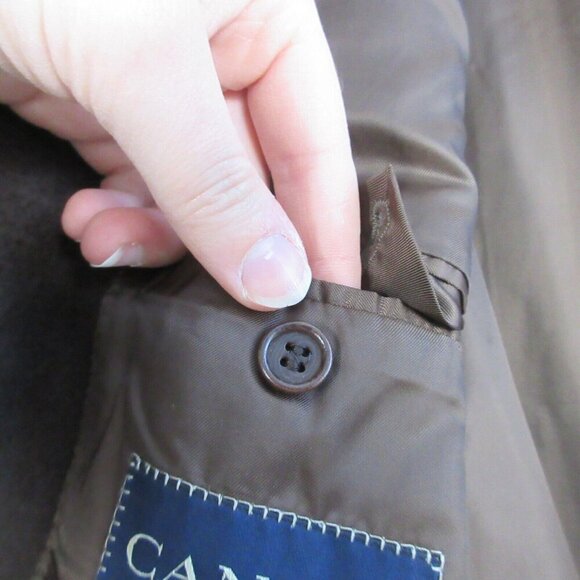 Canali Men's Wool Cashmere Sport Coat Blazer Black Suit Jacket Business L 60 972 - Picture 6 of 16